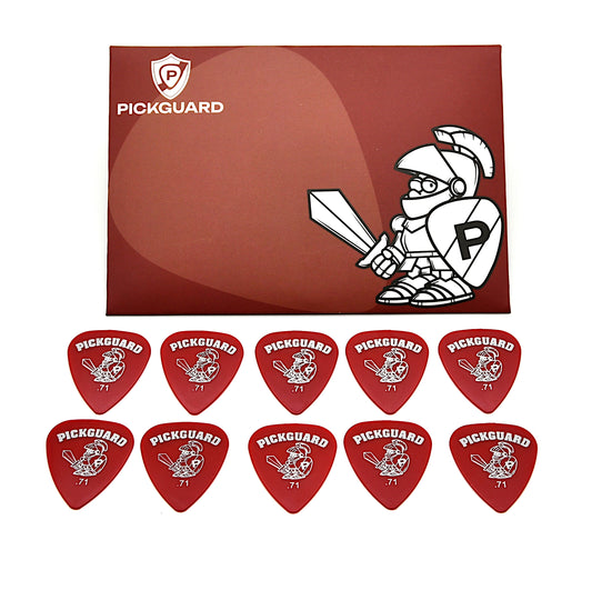 Guitar picks - Light gauge 0.71mm - Pack of 10 - Free shipping